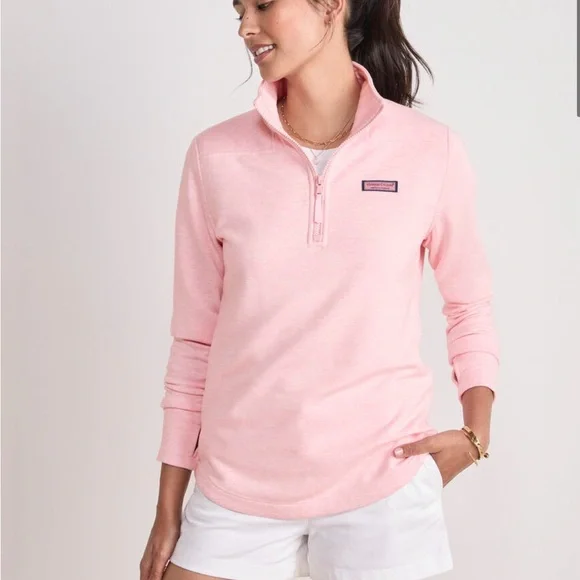 🤍Vineyard Vines Women's Soft Lilac Dreamcloth Shep Shirt/Sweater - Picture 1 of 13